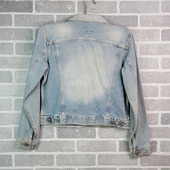 Liz Claiborne Lizwear Jeans Vintage Stone Washed Denim Jean Jacket Women's S - Picture 5 of 13